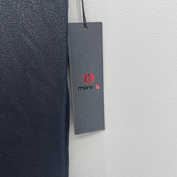 Mono B Black Foil High Waist Leggings Style APH6119-P - Picture 5 of 7